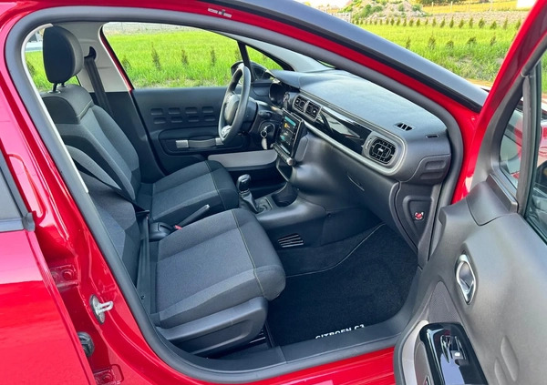 Citroen C3 cena 45999 przebieg: 18500, rok produkcji 2019 z Ryki małe 436